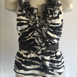 Bebe halter top size small